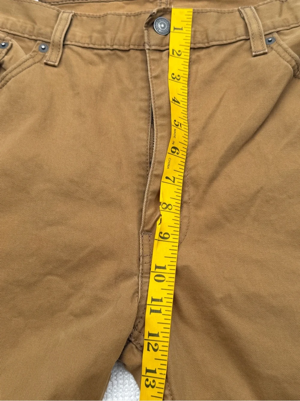 Levi’s 514 Straight Fit Jeans Men’s 40x31”Brown Water<Less Cotton Casual Pants